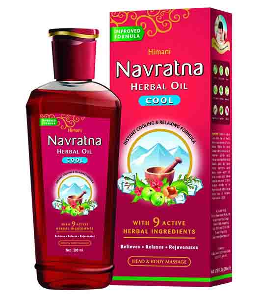 Navratna Ayurvidic Cool and extra Thanda hair oil